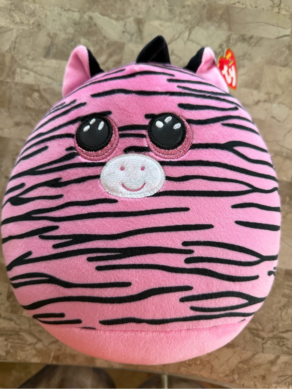 Ty Pink and Black Zebra